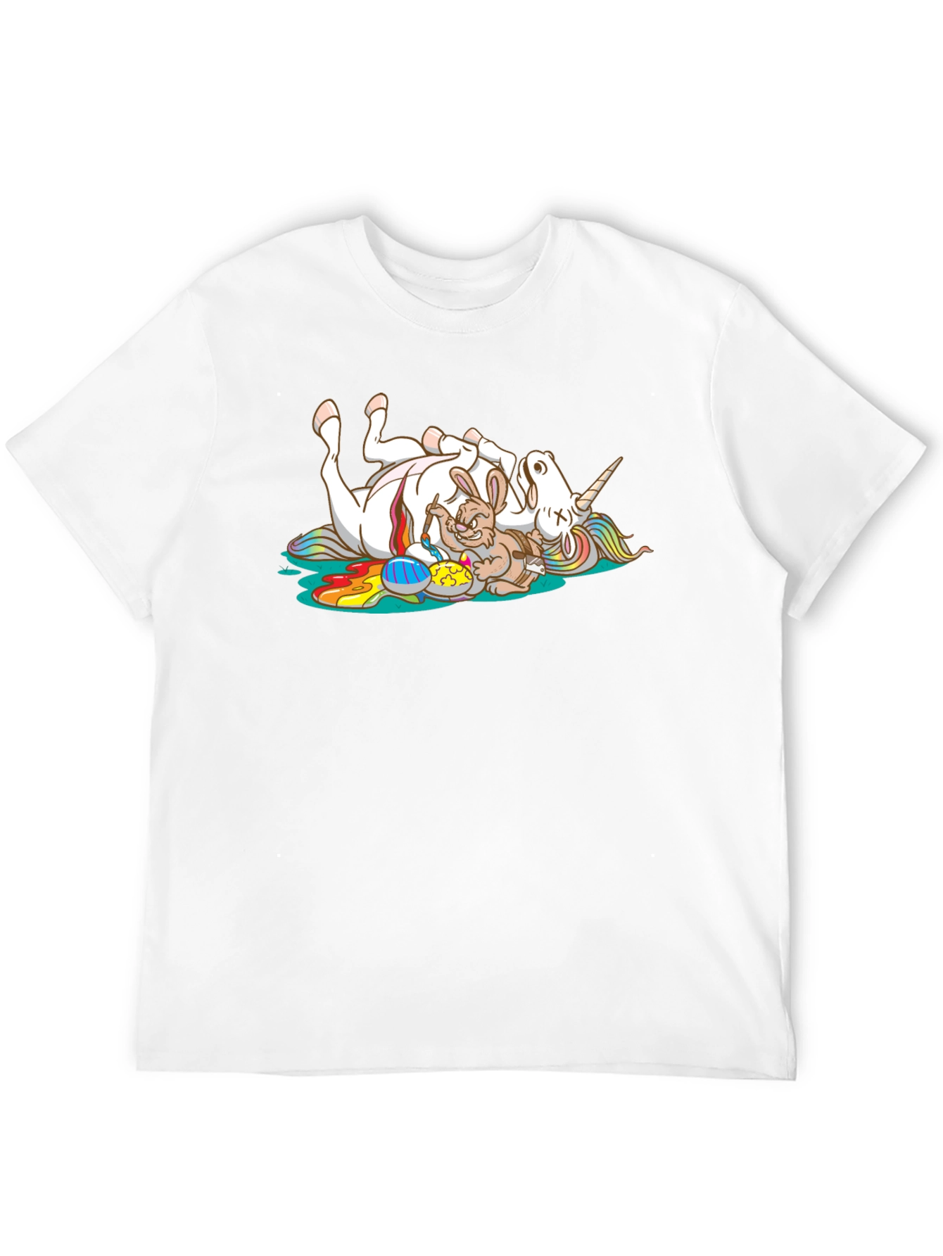 Unicorn and Bunny T-Shirt: Easter Fun!