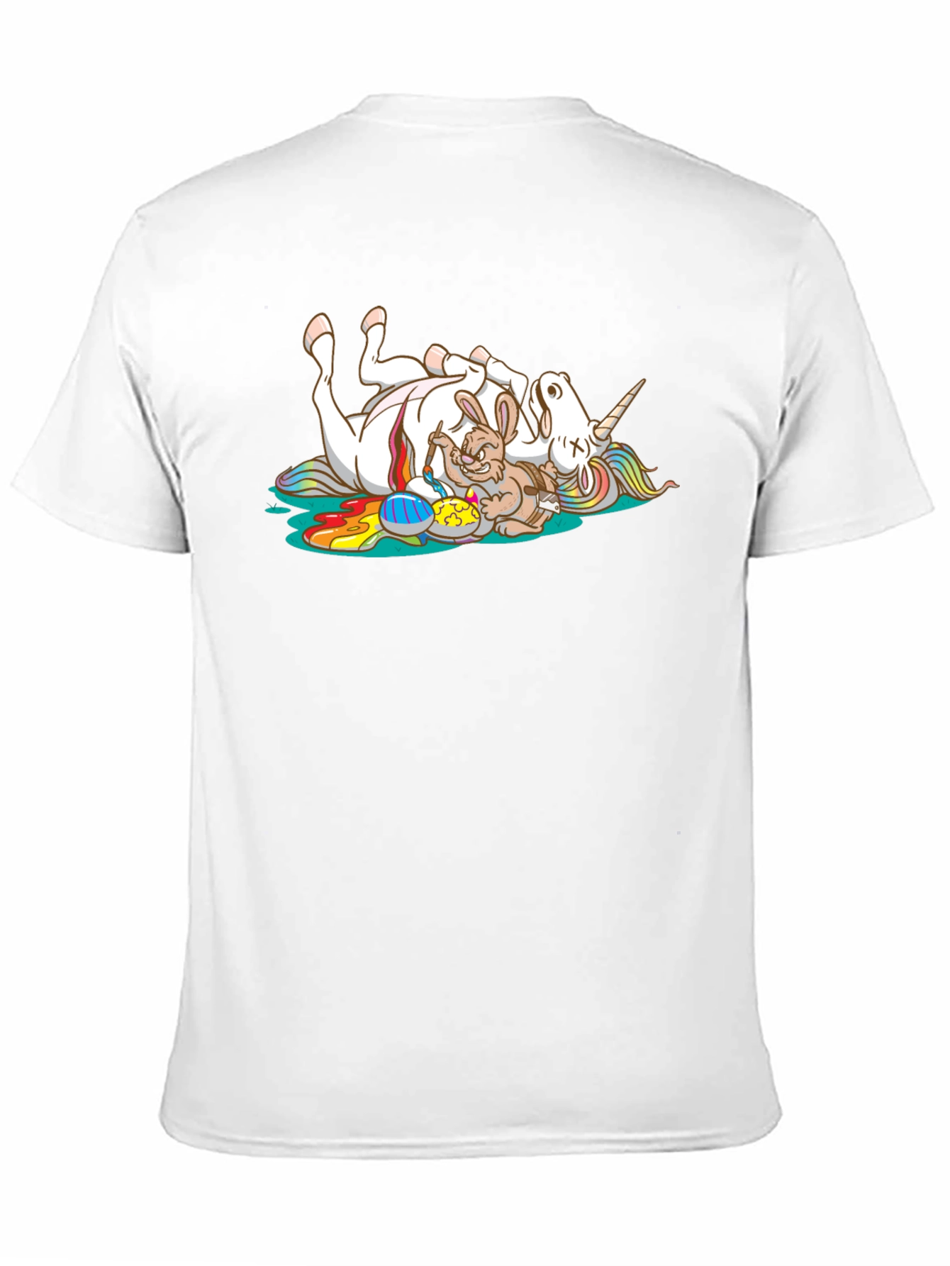 Unicorn and Bunny T-Shirt: Easter Fun!