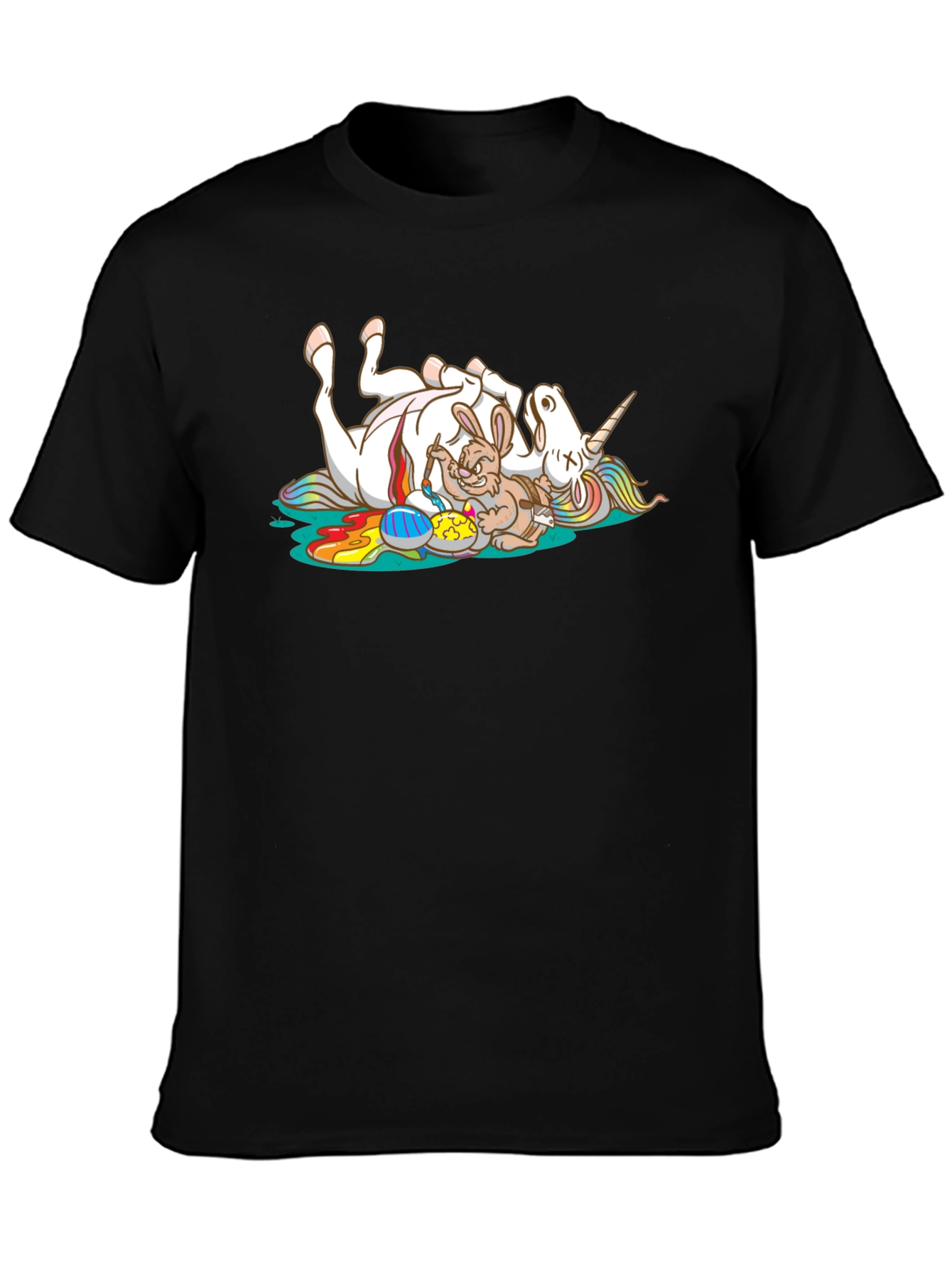 Unicorn and Bunny T-Shirt: Easter Fun!