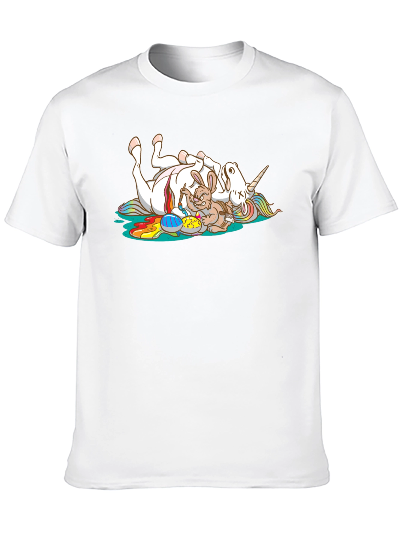 Unicorn and Bunny T-Shirt: Easter Fun!