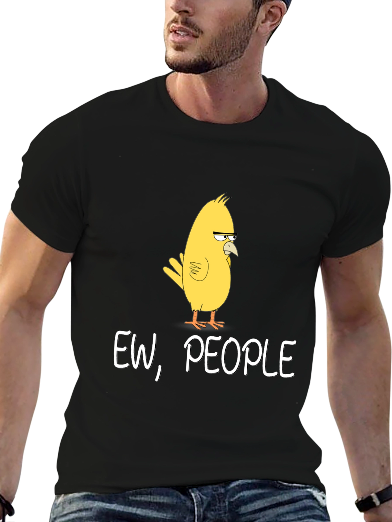 Ew People T-Shirt - Funny Bird Graphic Tee