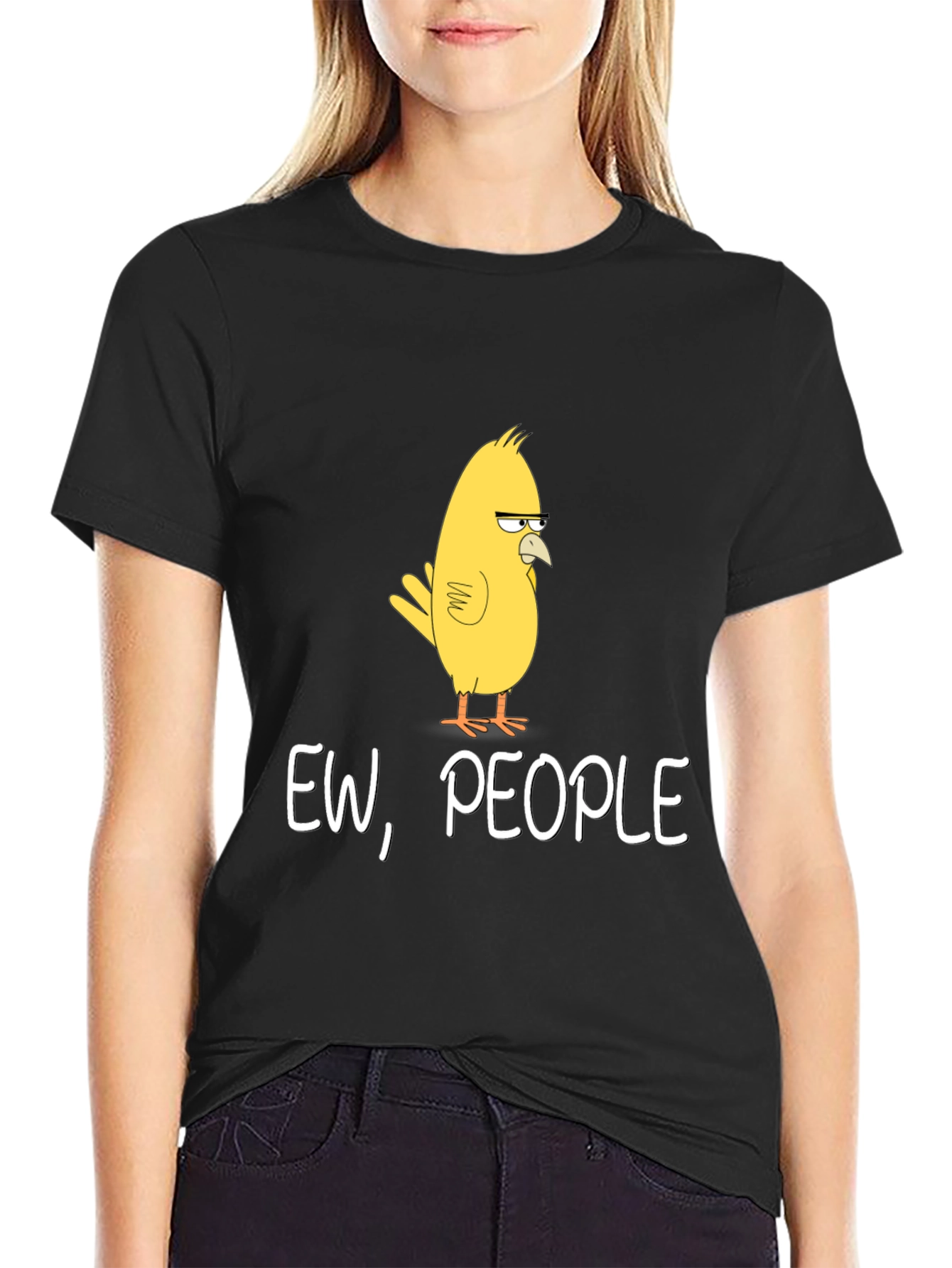 Ew People T-Shirt - Funny Bird Graphic Tee