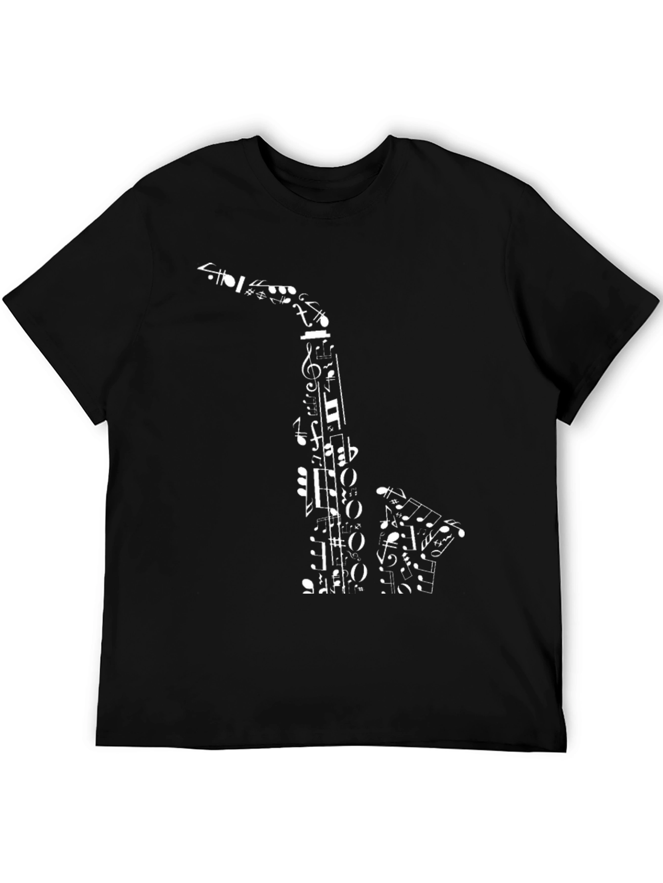 Music Notes Saxophone T-Shirt