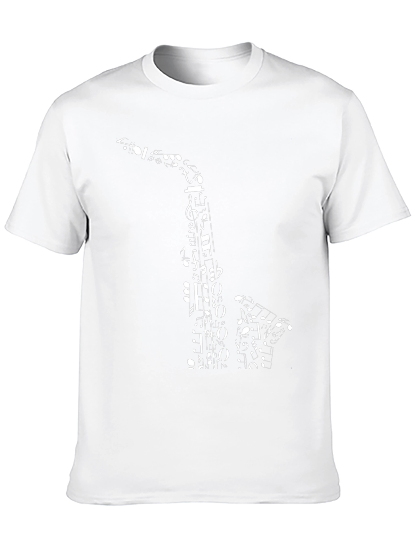 Music Notes Saxophone T-Shirt