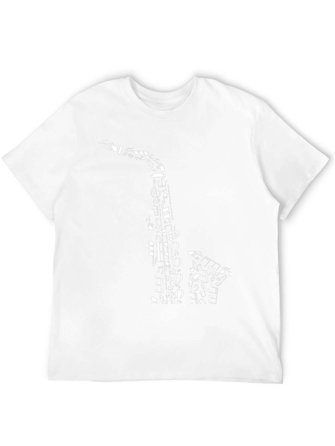 Music Notes Saxophone T-Shirt