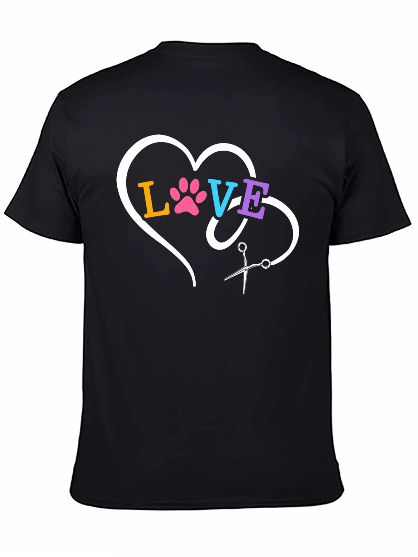 Love Grooming Black T-Shirt