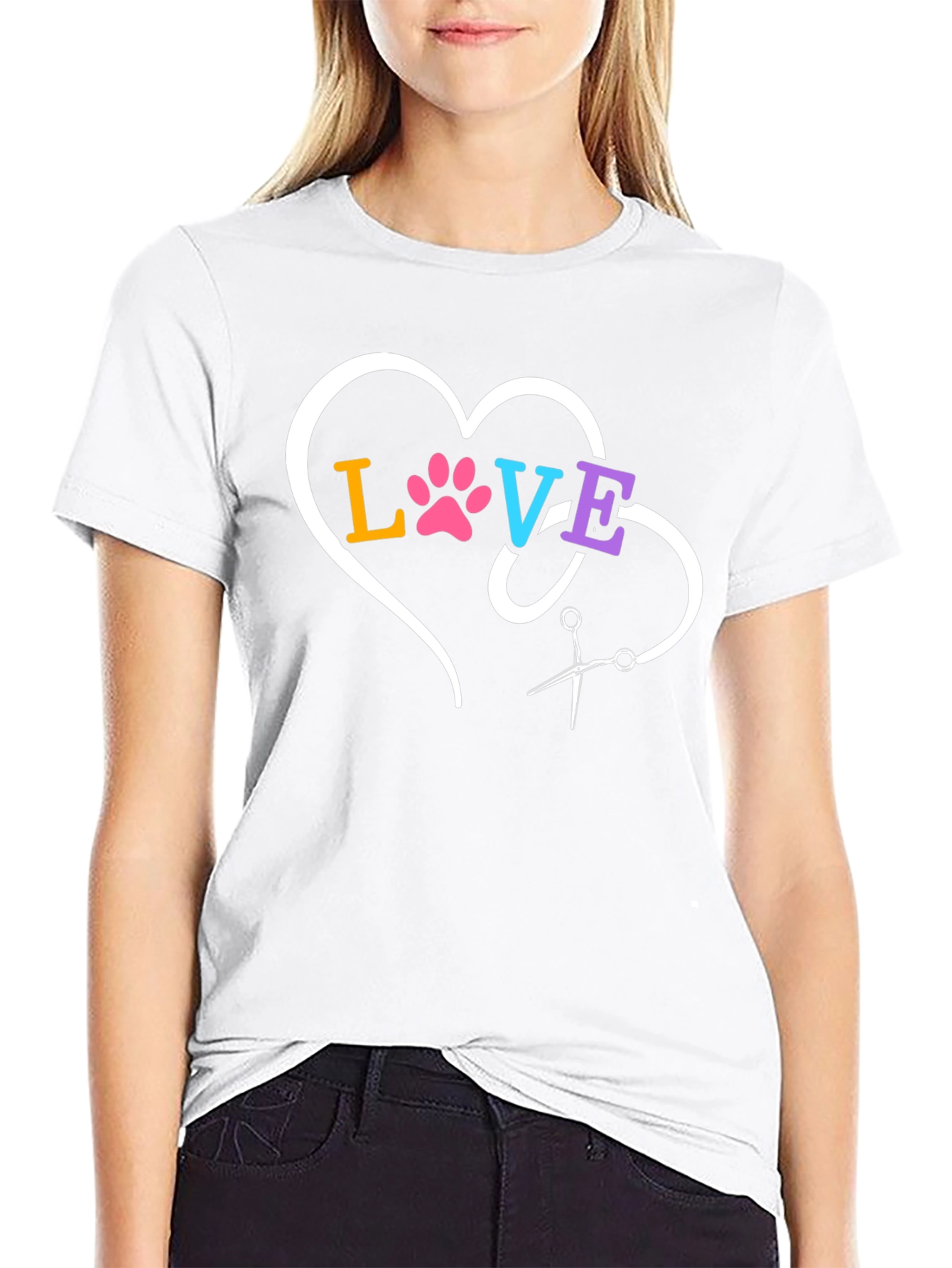 Love Grooming Black T-Shirt