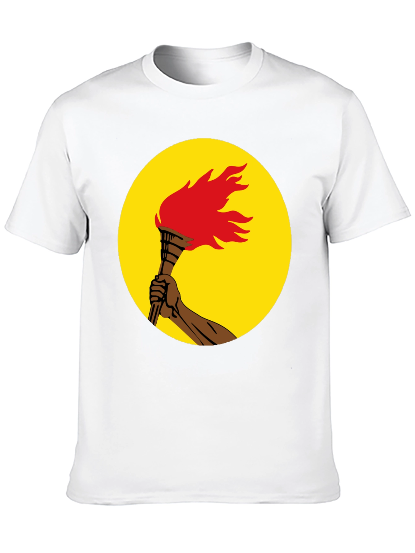 Torch Graphic Tee - Black Unisex T-Shirt