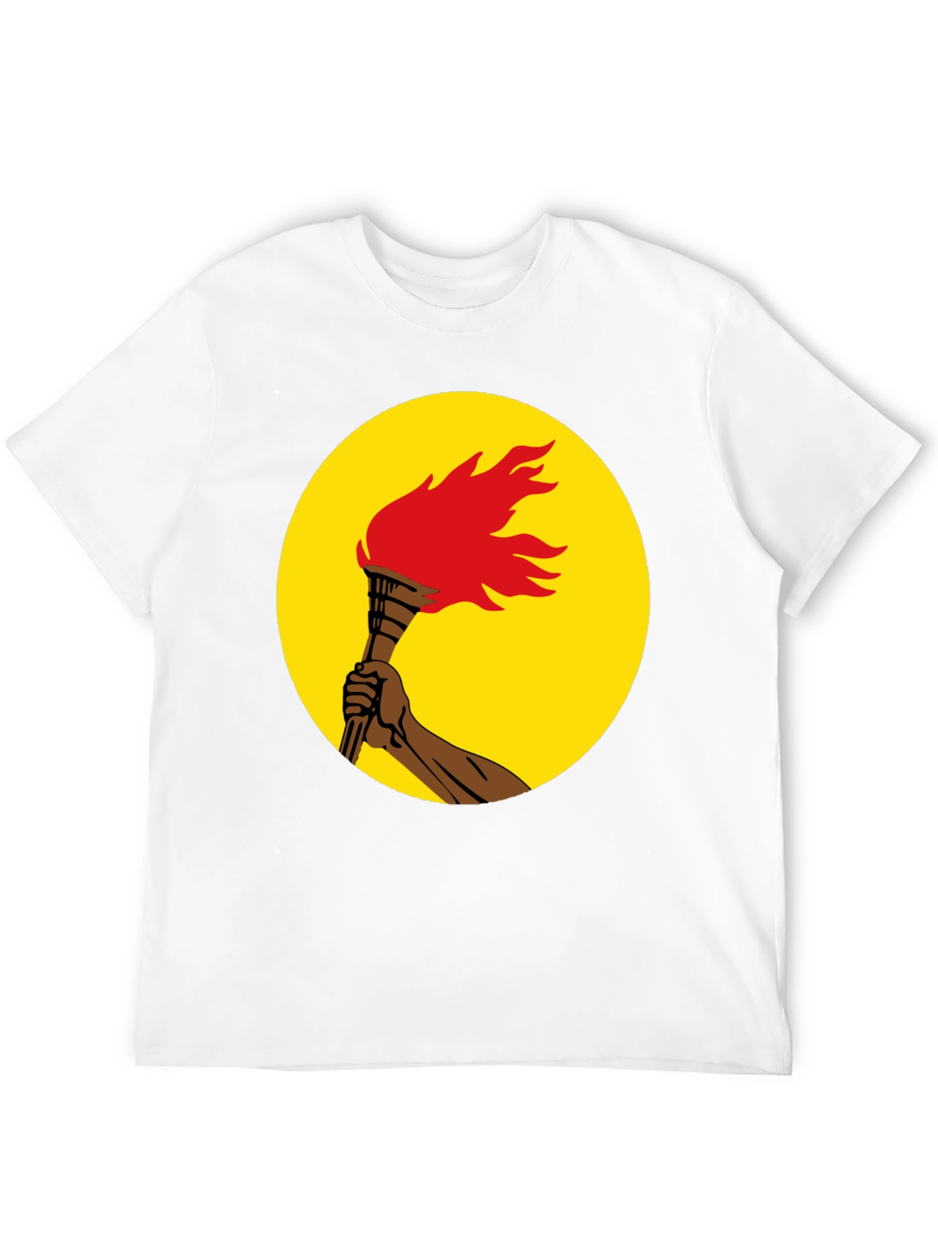 Torch Graphic Tee - Black Unisex T-Shirt