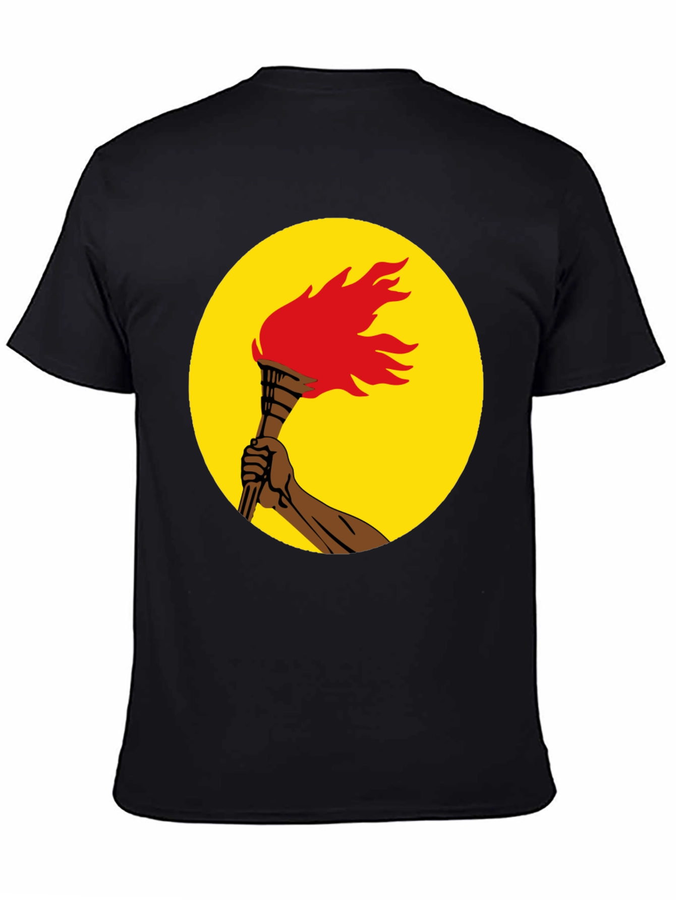 Torch Graphic Tee - Black Unisex T-Shirt
