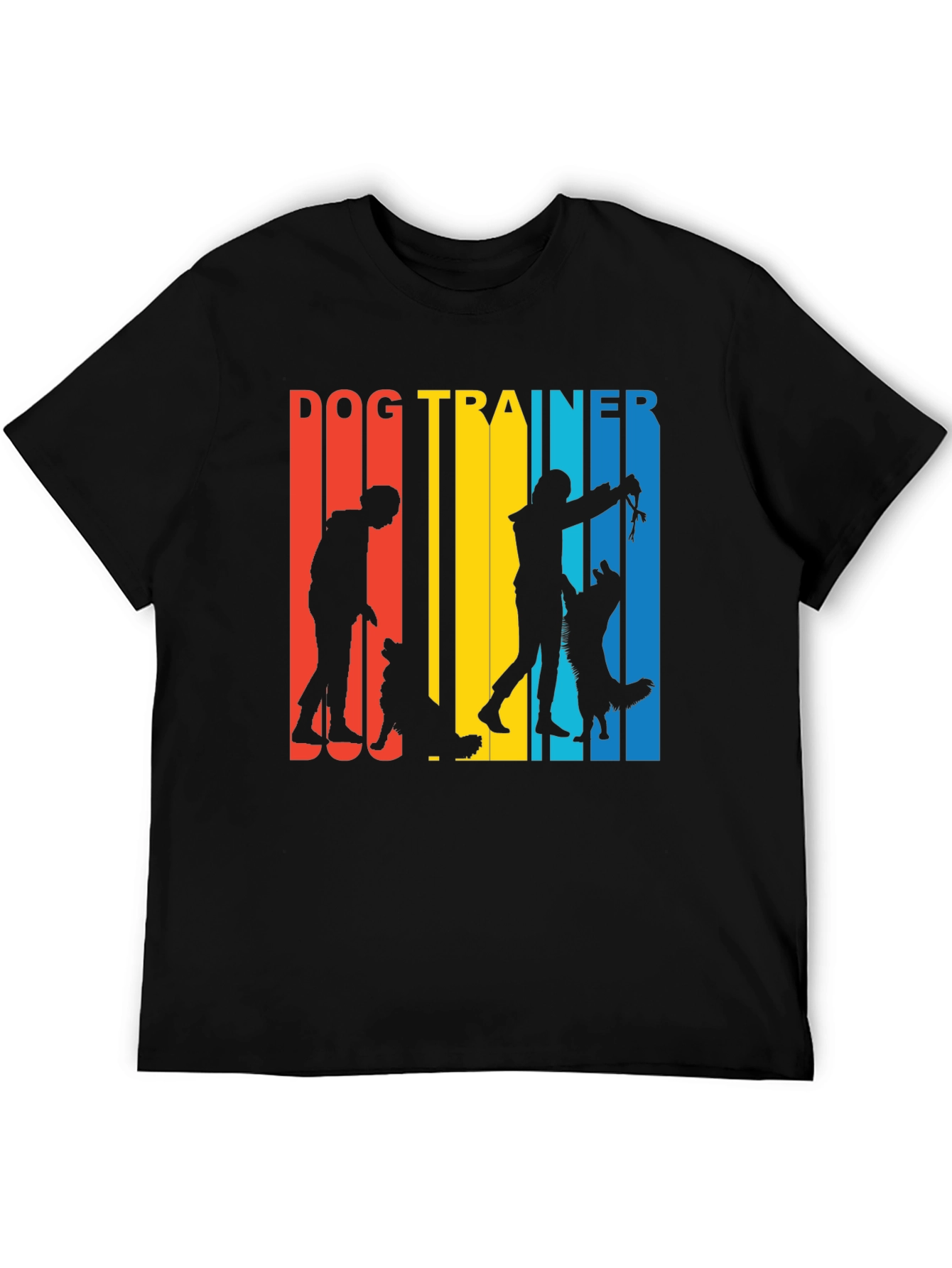 Dog Trainer Graphic Tee - Mens Black T-Shirt