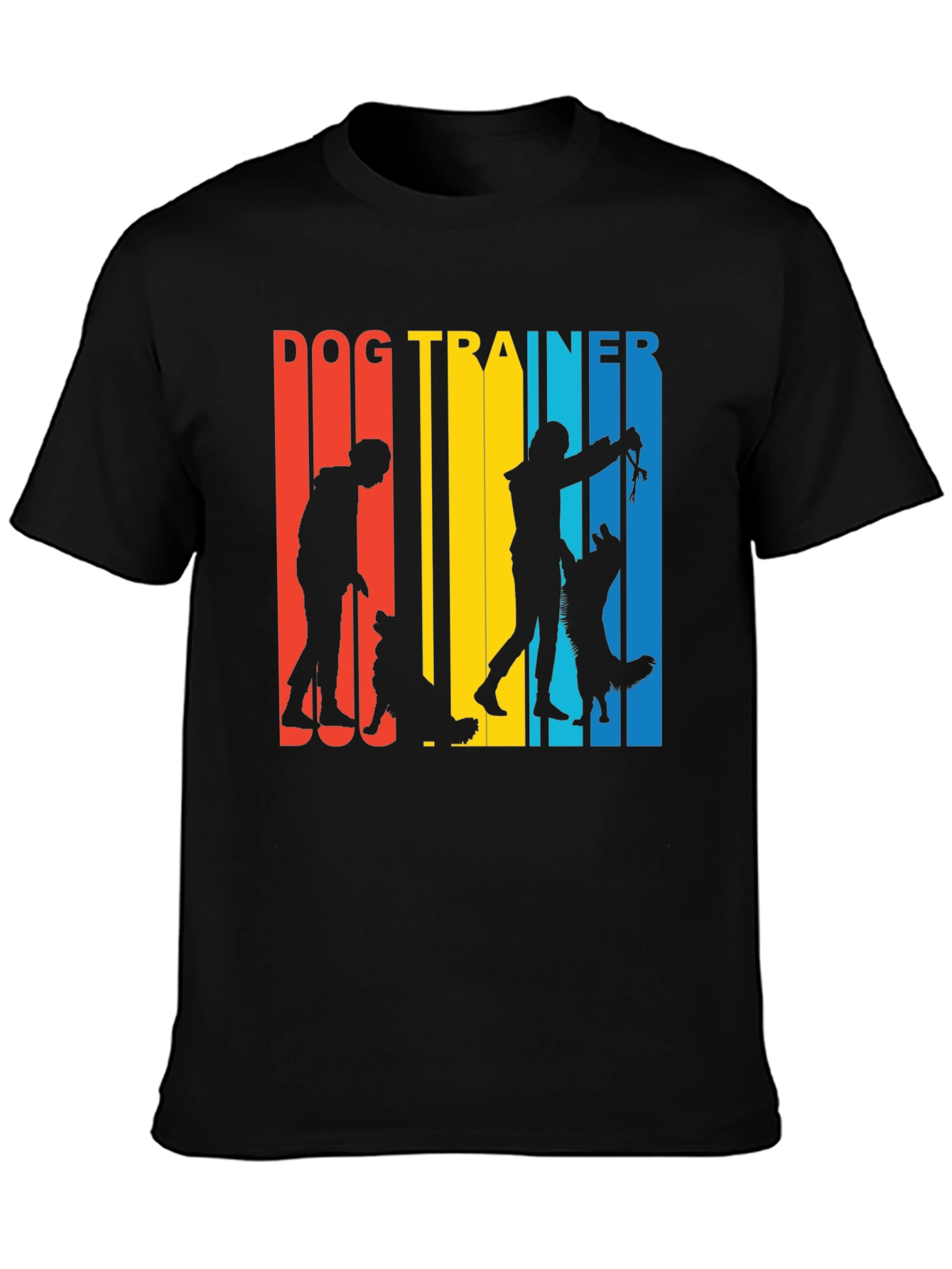 Dog Trainer Graphic Tee - Mens Black T-Shirt