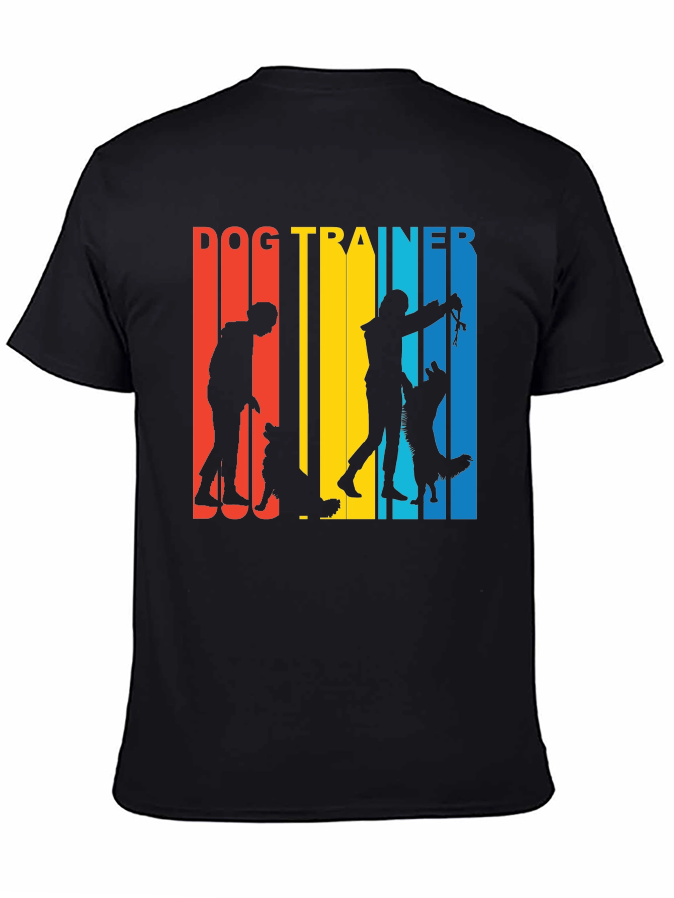 Dog Trainer Graphic Tee - Mens Black T-Shirt