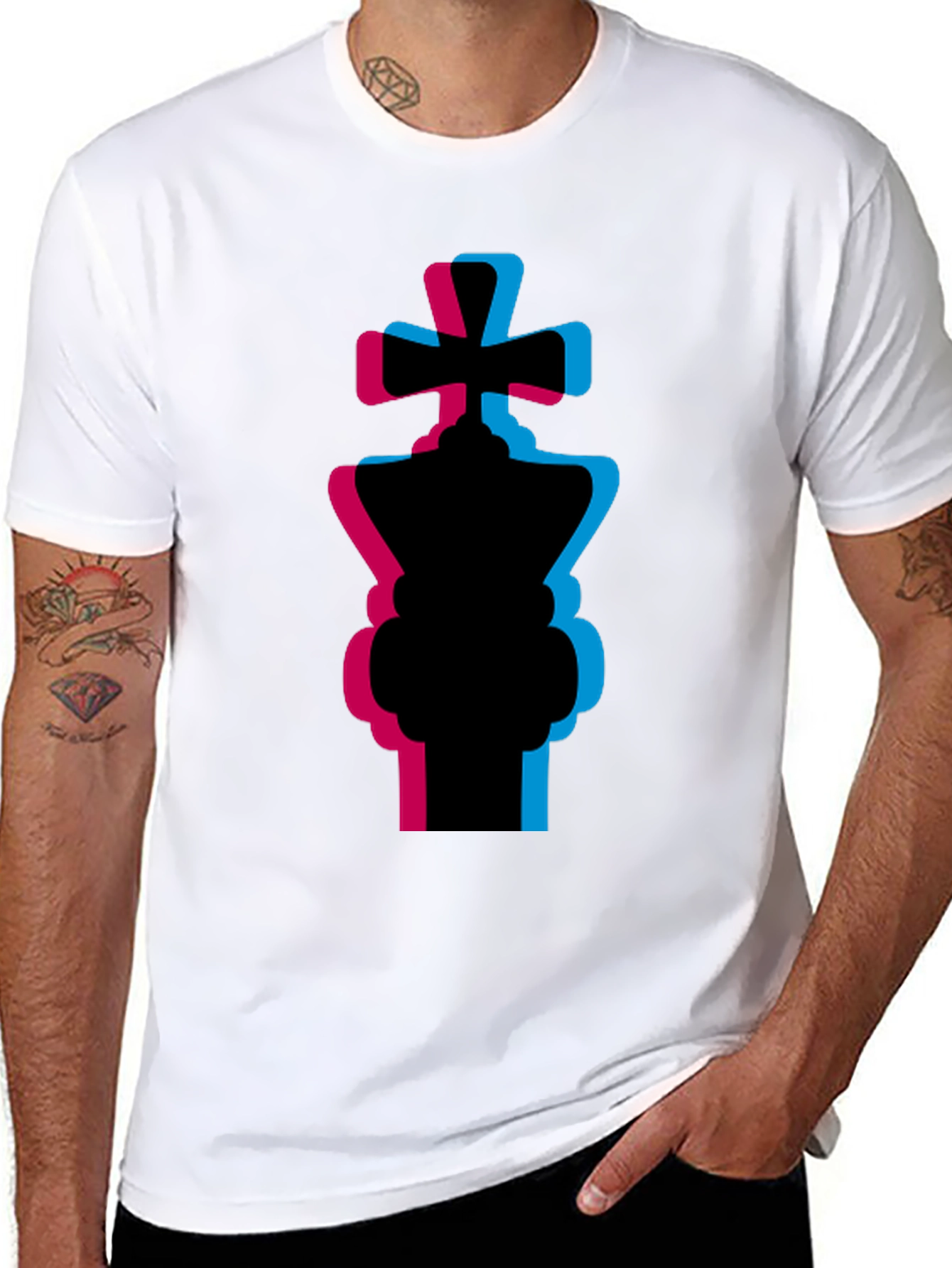Chess King Graphic Tee - Stylish Black T-Shirt