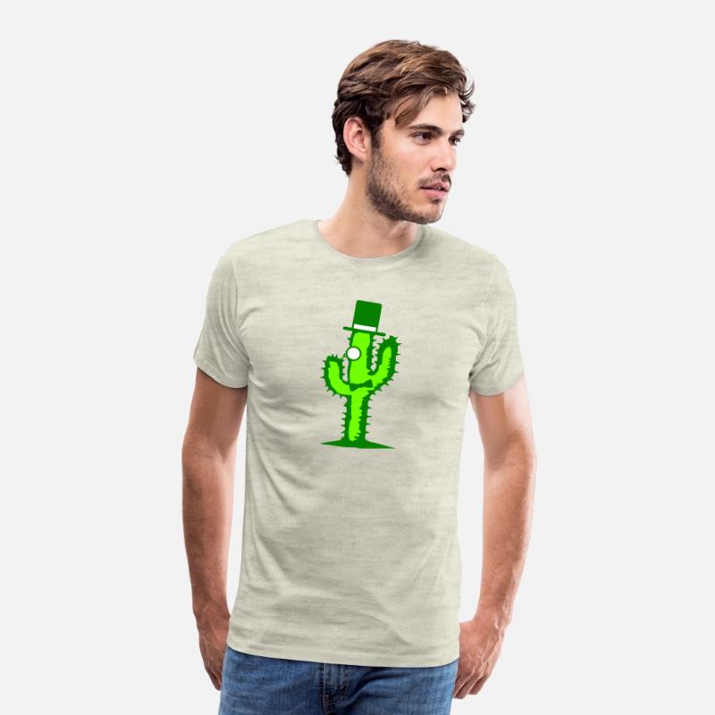 Cactus Sir Genteman Mr. Top Hat Monocle Glasses