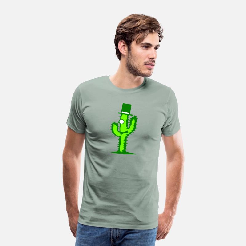 Cactus Sir Genteman Mr. Top Hat Monocle Glasses