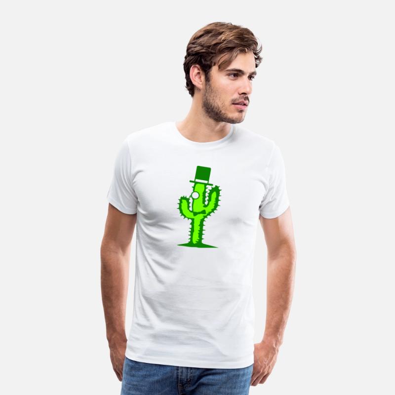 Cactus Sir Genteman Mr. Top Hat Monocle Glasses