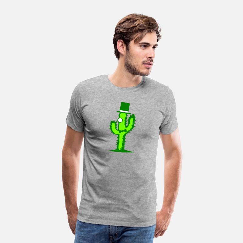 Cactus Sir Genteman Mr. Top Hat Monocle Glasses
