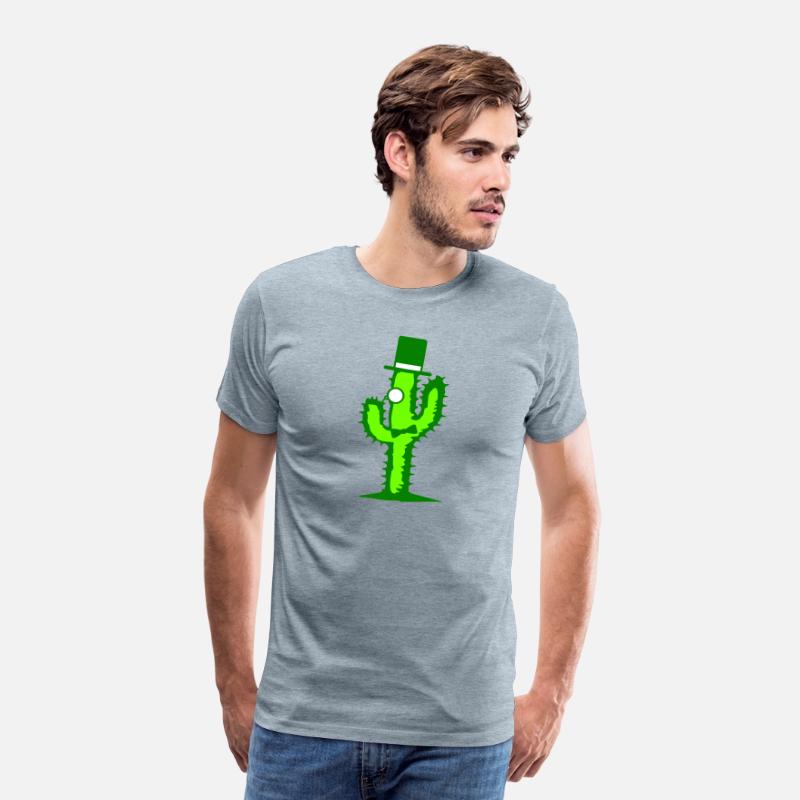 Cactus Sir Genteman Mr. Top Hat Monocle Glasses