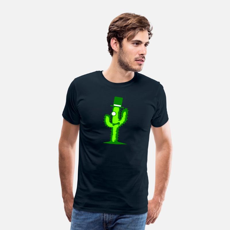 Cactus Sir Genteman Mr. Top Hat Monocle Glasses