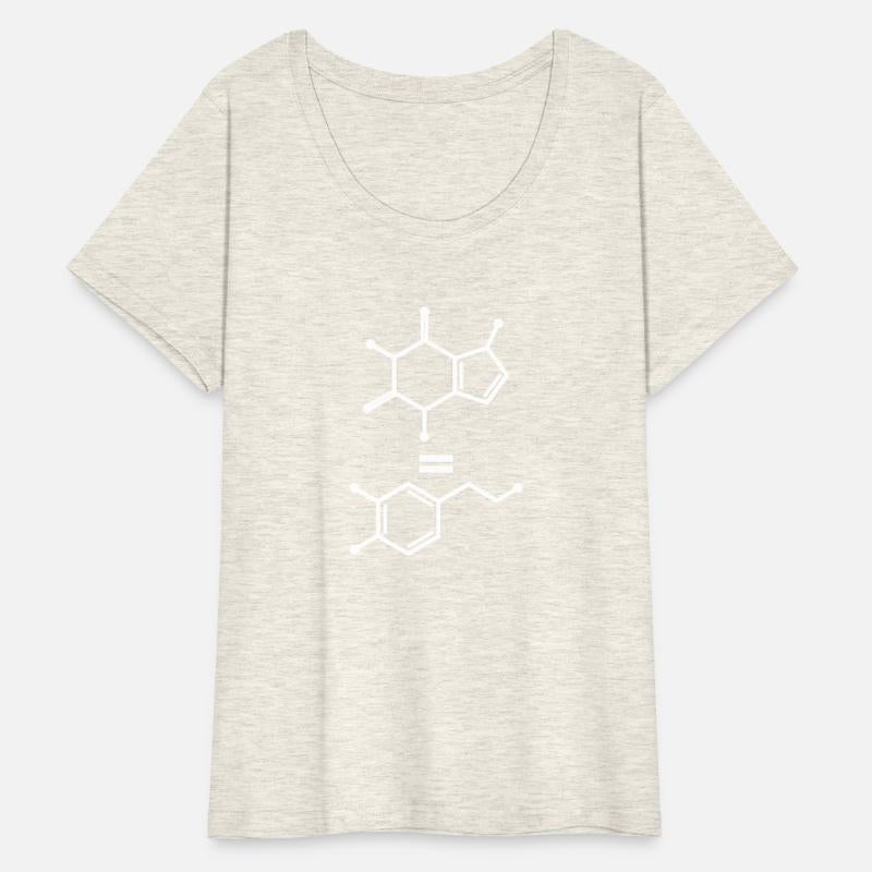 Caffeine Equals Hapess Dopamine Molecule Science