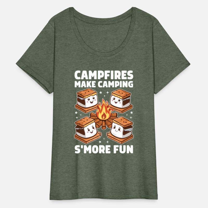 Campfires Make Camping Smore Fun Nature Camp Fire