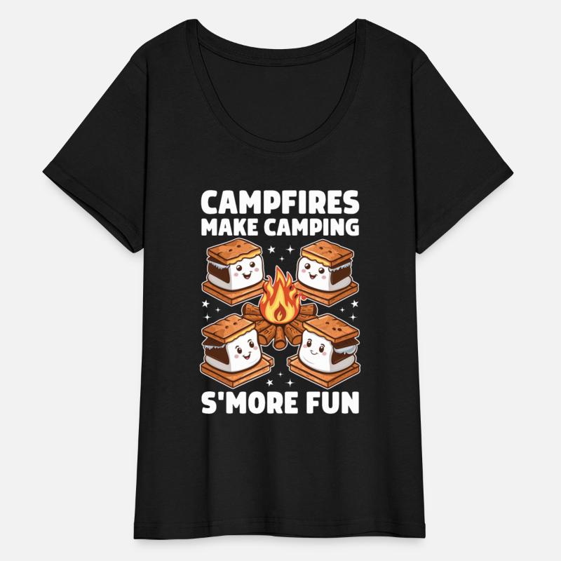 Campfires Make Camping Smore Fun Nature Camp Fire