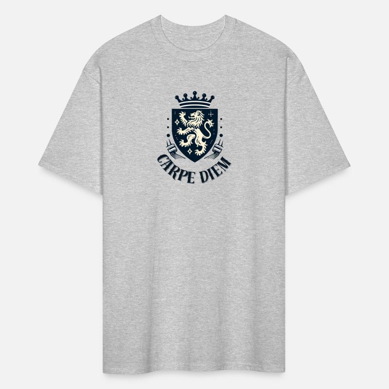 Carpe Diem - Elegant Heraldic Crest With Lion and