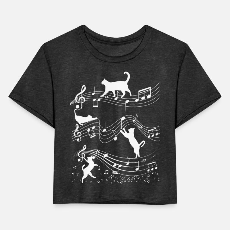 Cat Music Notes Musician Outfit! Piano, Flute