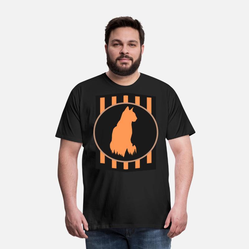 Cat Shadow Strip Badge Classic T-Shirt