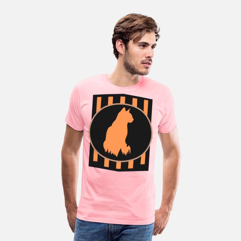 Cat Shadow Strip Badge Classic T-Shirt