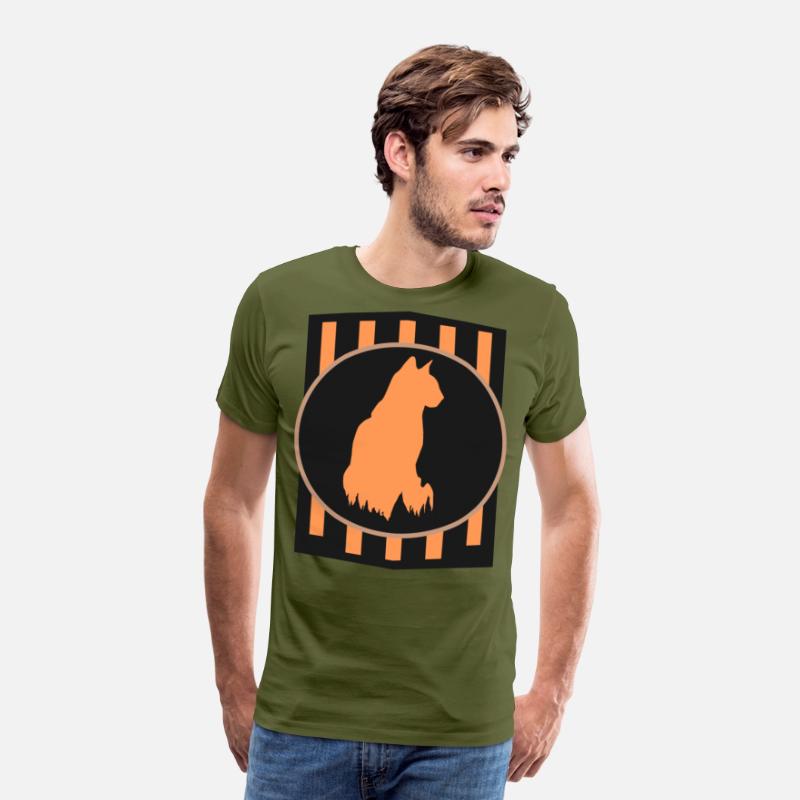 Cat Shadow Strip Badge Classic T-Shirt