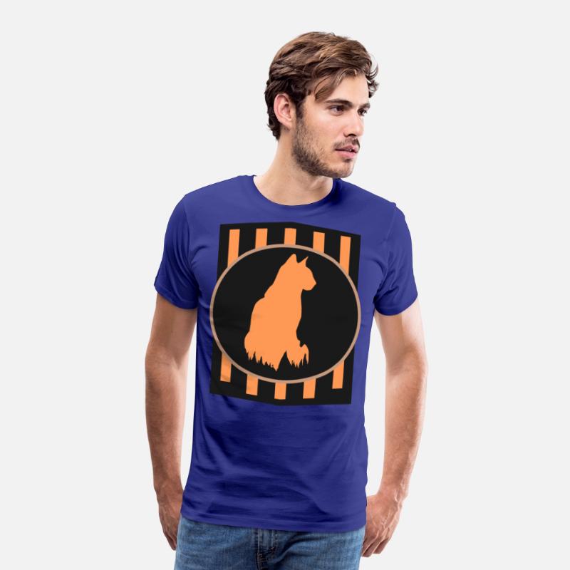 Cat Shadow Strip Badge Classic T-Shirt
