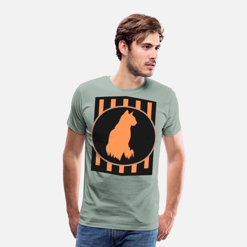 Cat Shadow Strip Badge Classic T-Shirt