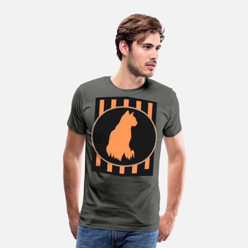 Cat Shadow Strip Badge Classic T-Shirt