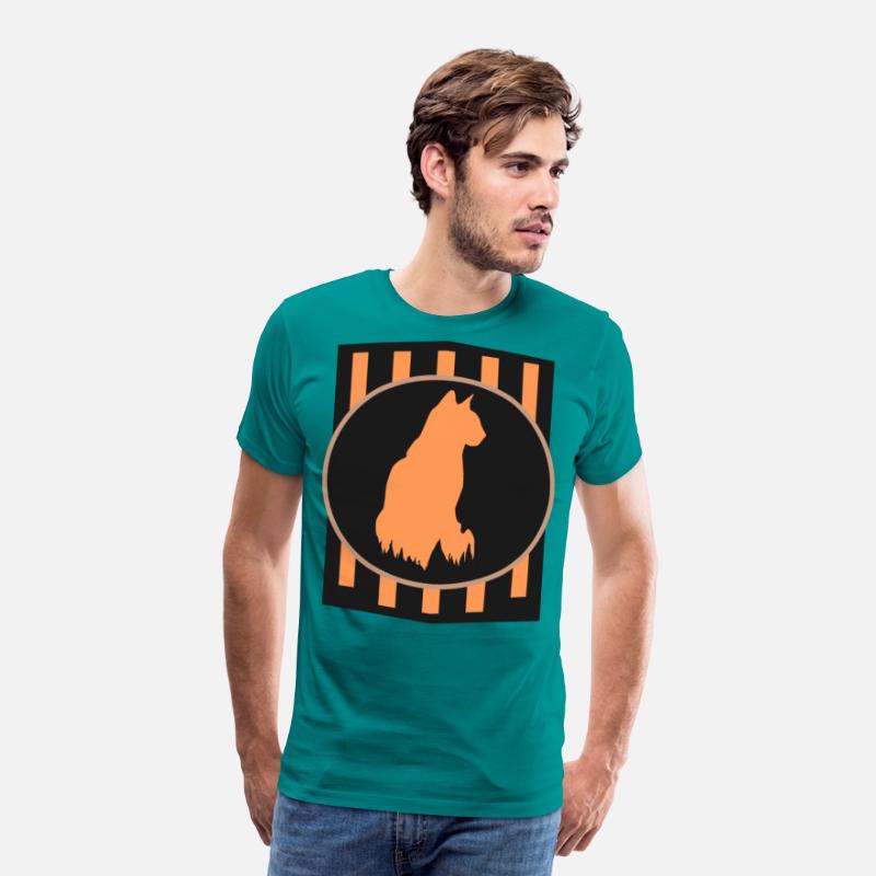 Cat Shadow Strip Badge Classic T-Shirt
