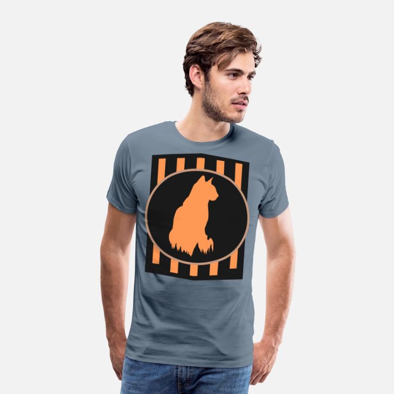 Cat Shadow Strip Badge Classic T-Shirt