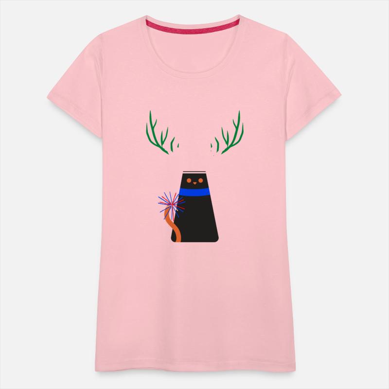 Cat with deer antlers