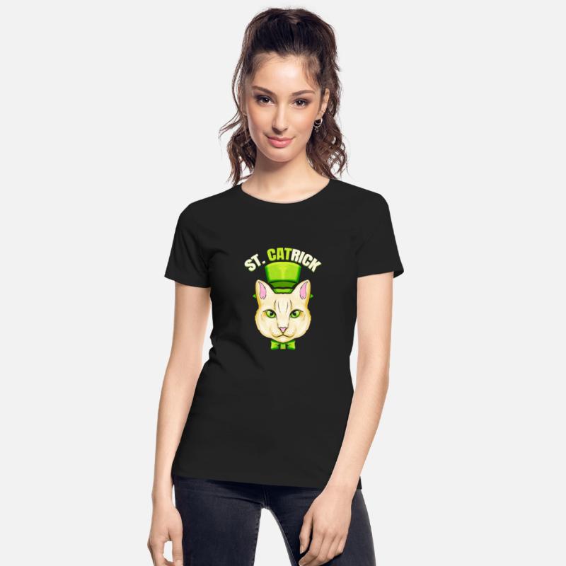 Cat With Green Loop And Cylinder Hat St Catrick
