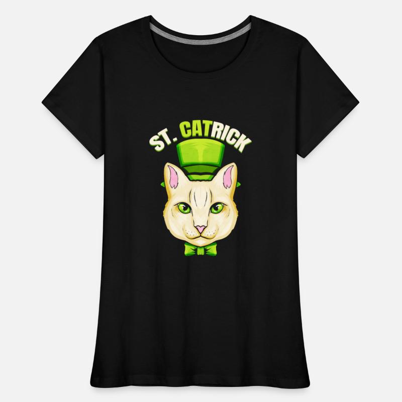 Cat With Green Loop And Cylinder Hat St Catrick