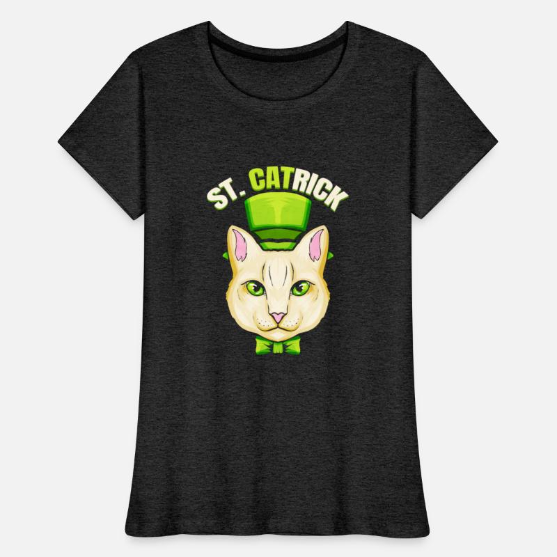 Cat With Green Loop And Cylinder Hat St Catrick