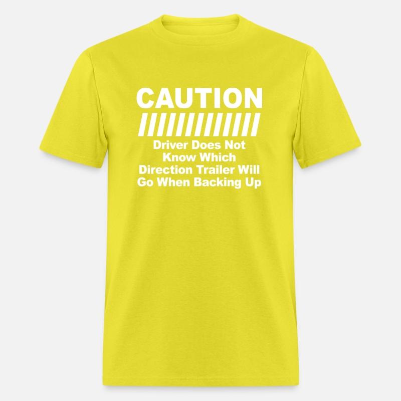 Caution Driver Does Not Know Which Direction