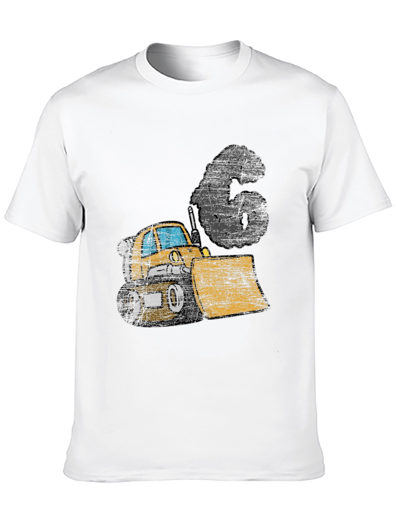 Bulldozer 6th Birthday T-Shirt