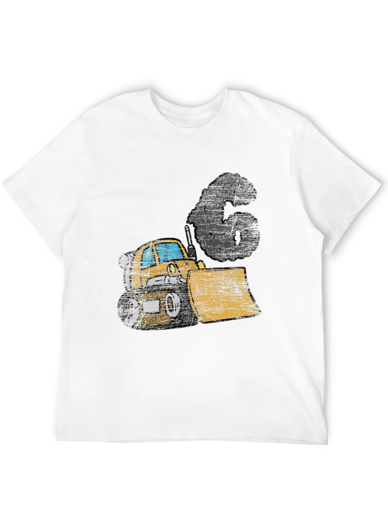 Bulldozer 6th Birthday T-Shirt