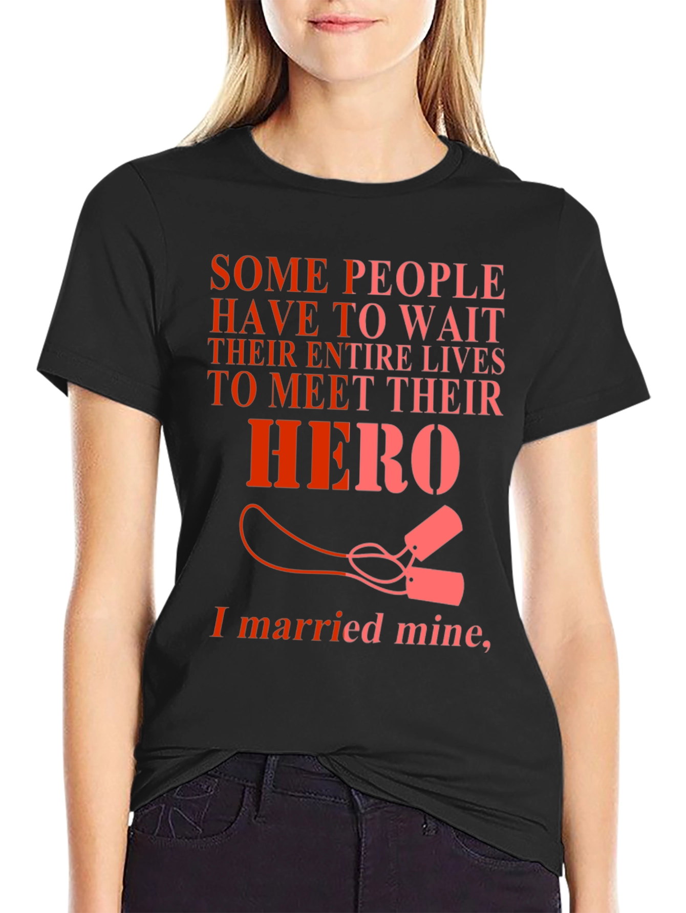 I Married My Hero Graphic T-Shirt