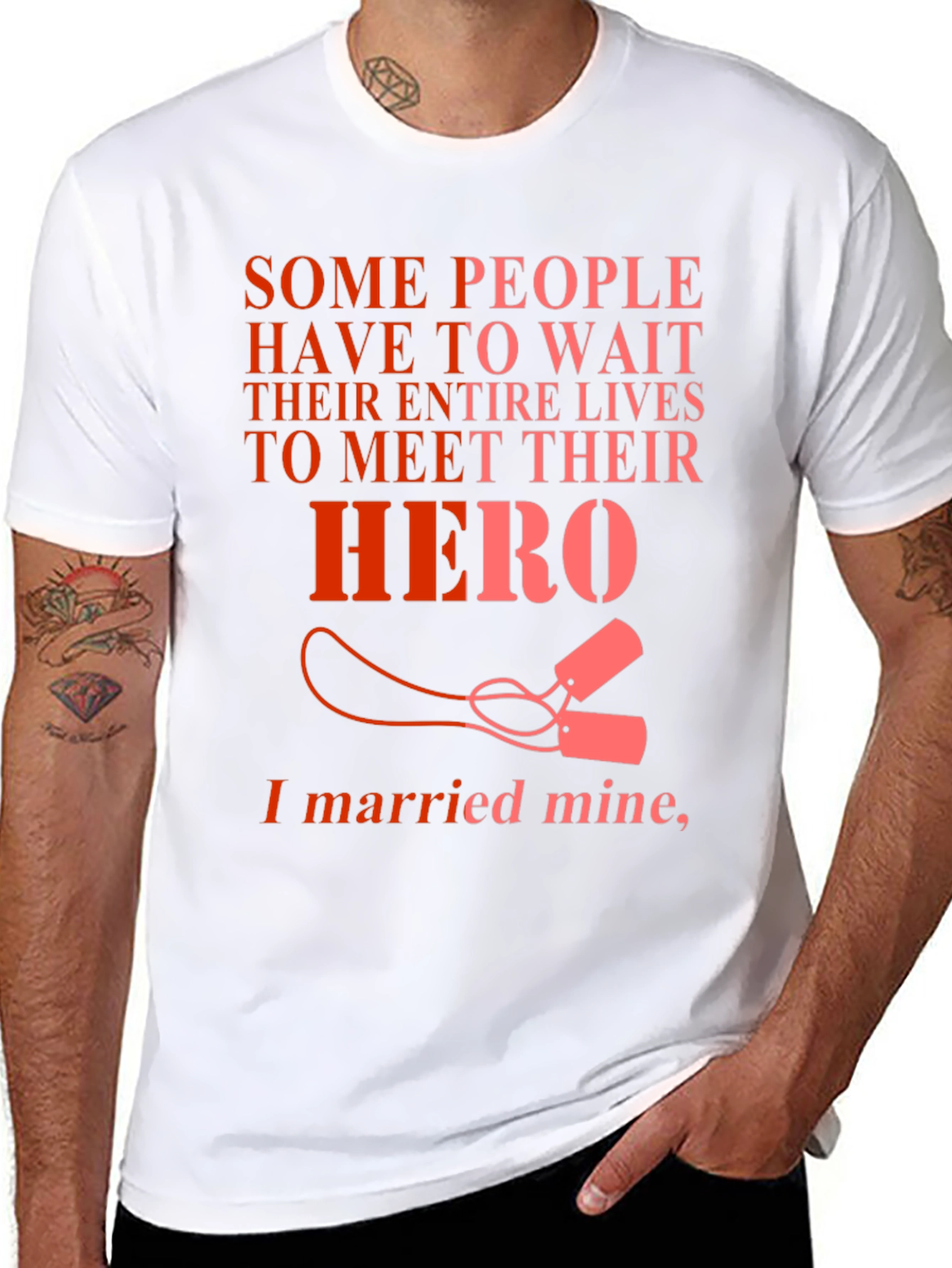 I Married My Hero Graphic T-Shirt