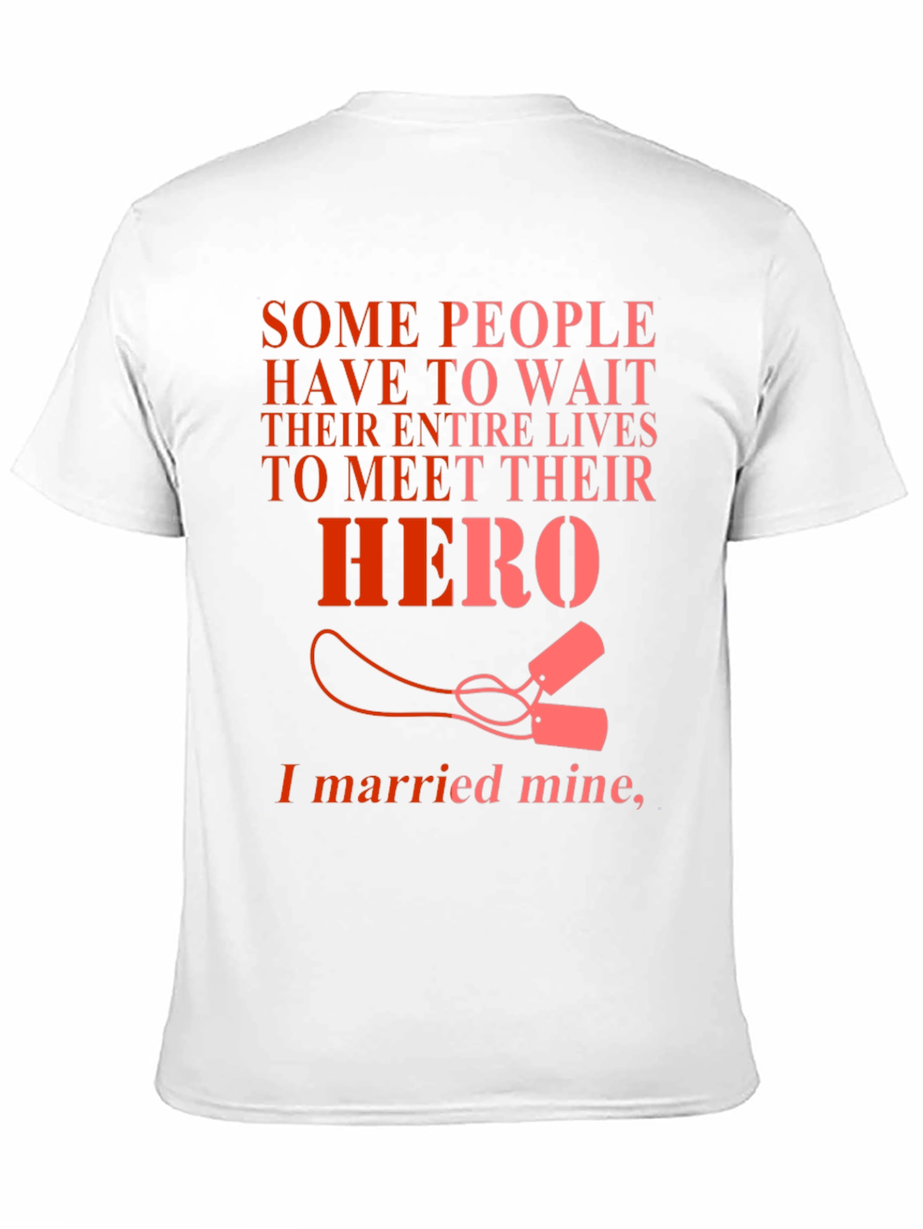 I Married My Hero Graphic T-Shirt