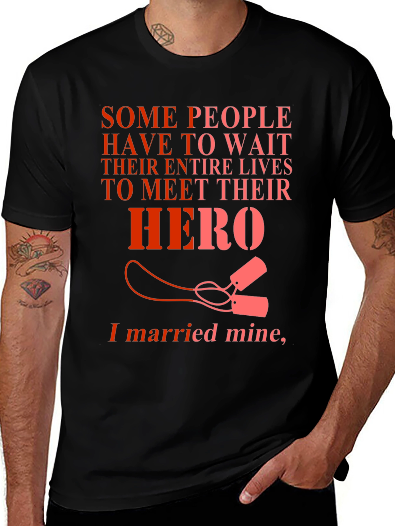 I Married My Hero Graphic T-Shirt