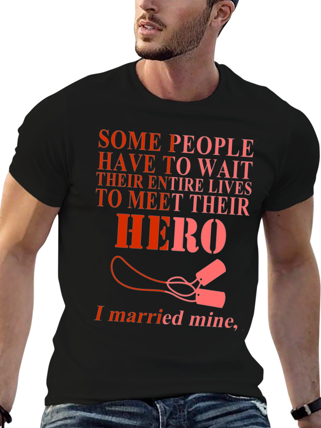 I Married My Hero Graphic T-Shirt