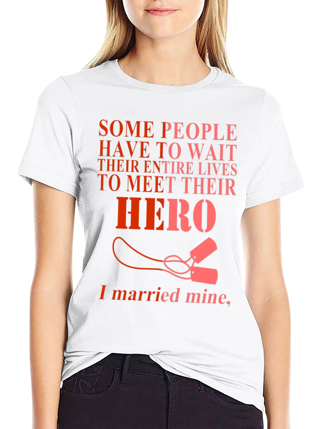 I Married My Hero Graphic T-Shirt